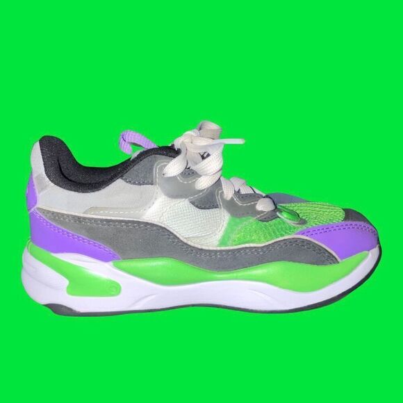 RS-2K Internet Exploring AC Dark Shadow/Fluo Green Size Child 3 - Picture 4 of 7